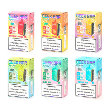 Buy Geek Bar Pulse Disposable Vape 15000 Puffs ( 5 Pack )