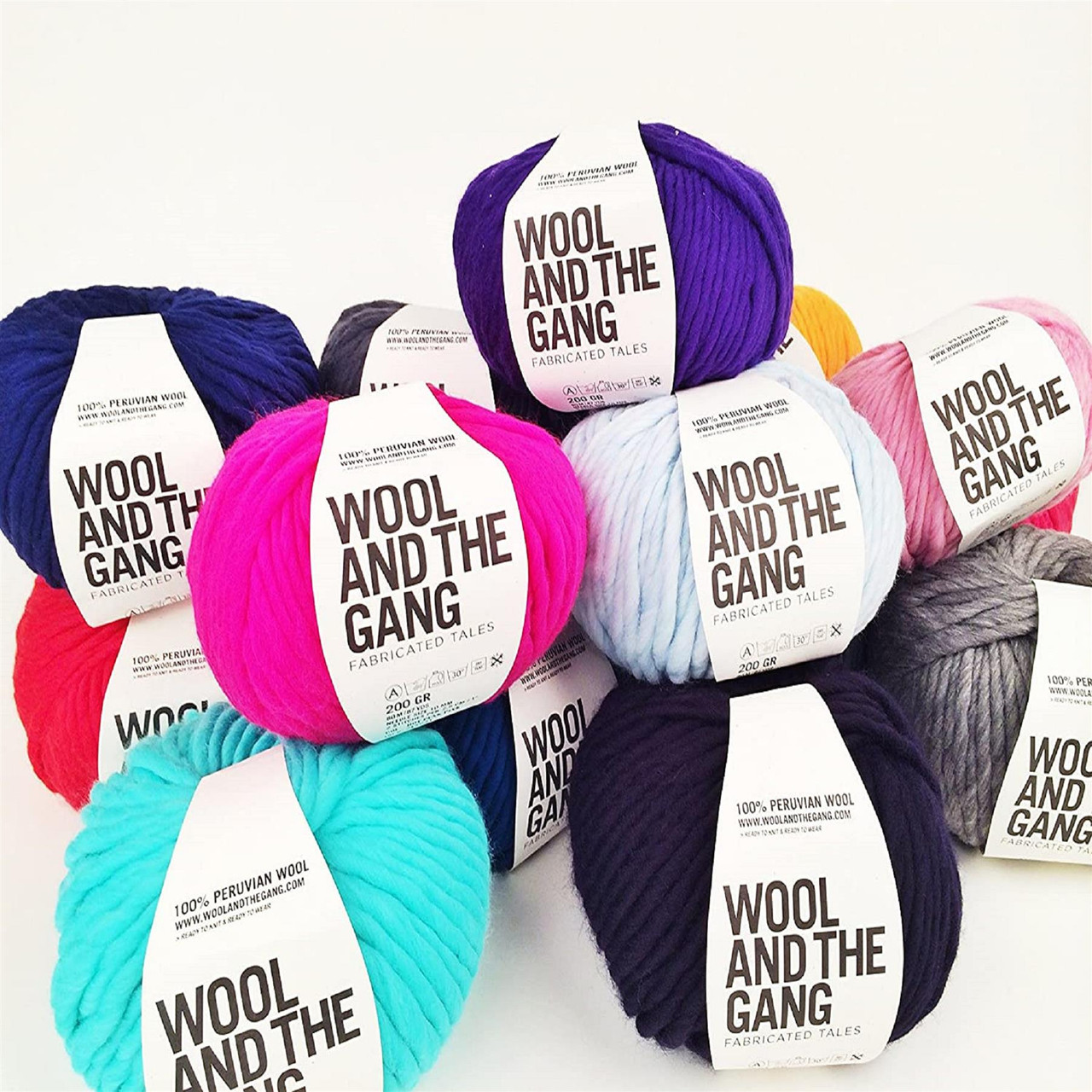 WOOL AND THE GANG 5玉 CRAZY 毛糸 手編み ニット セット｜手芸素材・材料
