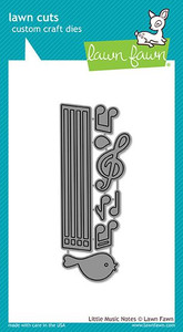 Lawn Fawn Little Music Notes Die Set