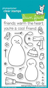 Lawn Fawn Making Frosty Friends Stamps