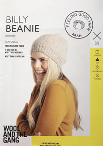 WATG Crazy Sexy Wool Pattern - Billy Beanie WATG Crazy Sexy Wool Pattern - Billy Beanie