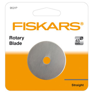 Fiskars 45mm Straight Rotary Cutter Blade Stainless Steel Fiskars 45mm Straight Rotary Cutter Blade Stainless Steel