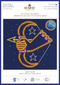 DMC Signs of the Zodiac Counted Cross Stitch Kit - Sagittarius DMC Signs of the Zodiac Counted Cross Stitch Kit - Sagittarius