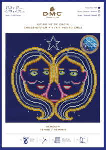 DMC Signs of the Zodiac Counted Cross Stitch Kit - Gemini DMC Signs of the Zodiac Counted Cross Stitch Kit - Gemini
