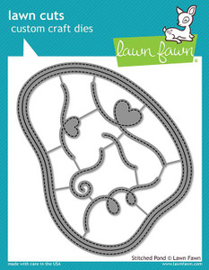 Lawn Fawn Stitched Pond Custom Craft Dies Lawn Fawn Stitched Pond Custom Craft Dies