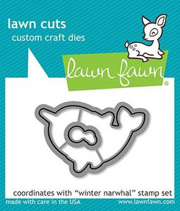 Lawn Fawn Winter Narwhal Lawn Cuts Custom Craft Dies Lawn Fawn Winter Narwhal Lawn Cuts Custom Craft Dies