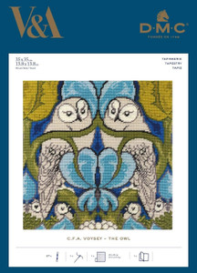 DMC V&A Museum Tapestry Kit - C.F.A Voysey - The Owl DMC V&A Museum Tapestry Kit - C.F.A Voysey - The Owl