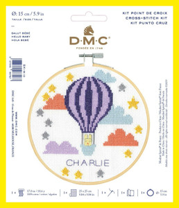 DMC Counted Cross Stitch Kit XS - Hello Baby DMC Counted Cross Stitch Kit XS - Hello Baby