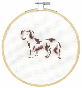 DMC Counted Cross Stitch Kit - Happy Dachshund DMC Counted Cross Stitch Kit - Happy Dachshund