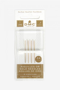 DMC Gold Plated Embroidery Hand Needles - Size 26 DMC Gold Plated Embroidery Hand Needles - Size 26