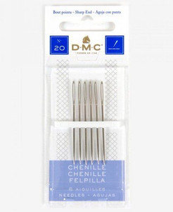 DMC Chenille Hand Needles - Size 20 DMC Chenille Hand Needles - Size 20