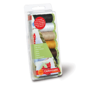 Gutermann 7 Thread Set: Top Stitch - Assorted Basic Colours Gutermann 7 Thread Set: Top Stitch - Assorted Basic Colours