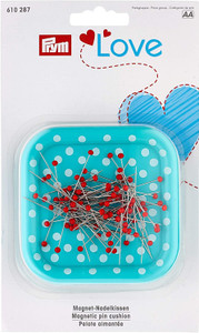 Prym Love Magentic Pin Cushion and 9g Glass Head Pins
