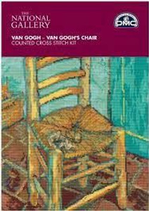 DMC The National Gallery Van Gogh's Chair Counted Cross Stitch Kit DMC The National Gallery Van Gogh's Chair Counted Cross Stitch Kit