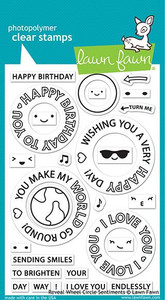 Lawn Fawn Reveal Wheel Circle Sentiments 4X6 Clear Stamp Set Lawn Fawn Reveal Wheel Circle Sentiments 4X6 Clear Stamp Set