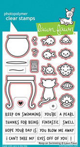 Lawn Fawn Keep On Swimming - Lawn Cuts Custom Craft Dies