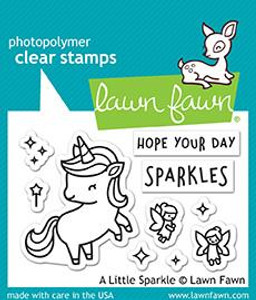Lawn Fawn A Little Sparkle 2X3 Clear Stamp Set