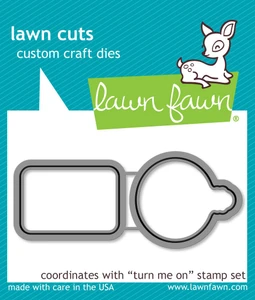 Lawn Fawn Turn Me On - Lawn Cuts Custom Craft Dies