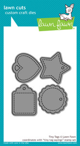 Lawn Fawn Tiny Tags Custom Craft Dies