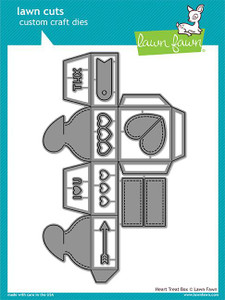 Lawn Fawn Heart Treat Box Custom Craft Dies