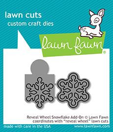 Lawn Fawn Reveal Wheel Snowflake Add-On Custom Craft Dies