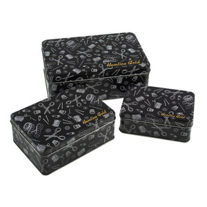 Hemline Gold Sewing Accessories Boxes in 3 sizes