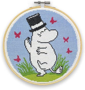 Crafty Kit Company Moominpappa Dancing Cross-Stitch Kit Crafty Kit Company Moominpappa Dancing Cross-Stitch Kit