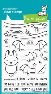 Lawn Fawn Batty For You - 4X6 Clear Stamp Set