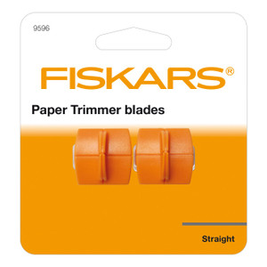 Fiskars Paper Trimmer Blades Straight Cutting Twin Pack