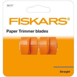 Fiskars Paper Trimmer Blades Triple Track Straight Cutting Twin Pack Fiskars Paper Trimmer Blades Triple Track Straight Cutting Twin Pack