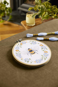 DMC Cross Stitch Kit Queen Bee by Jo Aston - Intermediate DMC Cross Stitch Kit Queen Bee by Jo Aston - Intermediate