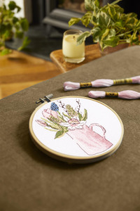 DMC Cross Stitch Kit Spring Garden Jug by Anna Matvieieva - Intermediate DMC Cross Stitch Kit Spring Garden Jug by Anna Matvieieva - Intermediate