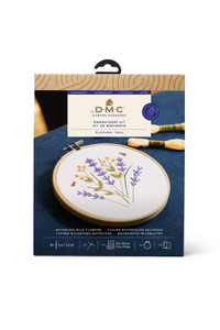 DMC Embroidery Kit Botanical Wild Flowers by Aurora Menendez - Intermediate
