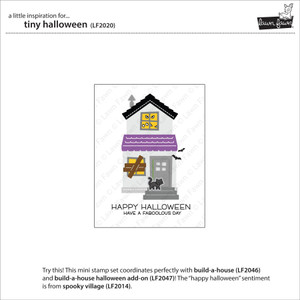 Lawn Fawn Tiny Halloween 2X3 Clear Stamp Lawn Fawn Tiny Halloween 2X3 Clear Stamp