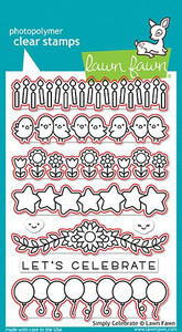 Lawn Fawn Simply Celebrate - Lawn Cuts Custom Craft Dies Lawn Fawn Simply Celebrate - Lawn Cuts Custom Craft Dies