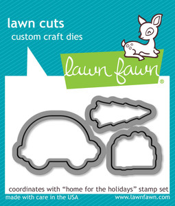 Lawn Fawn Home For The Holidays Lawn Cuts Custom Craft Dies