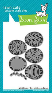 Lawn Fawn Mini Easter Eggs Custom Craft Dies