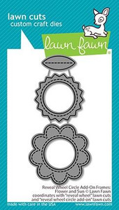 Lawn Fawn Reveal Wheel Circle Add-On Frames: Flower And Sun Custom Craft Dies
