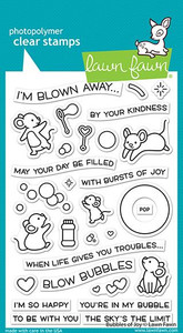 Lawn Fawn Bubbles Of Joy 4X6 Clear Stamp Set