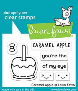 Lawn Fawn Caramel Apple 2X3 Clear Stamp Lawn Fawn Caramel Apple 2X3 Clear Stamp