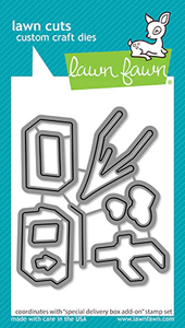 Lawn Fawn Special Delivery Box Add-On Lawn Cuts Custom Craft Dies