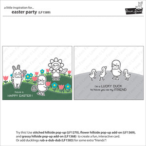 Lawn Fawn Easter Party 3X4 Clear Stamp Set