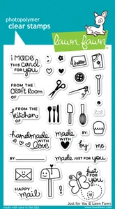 Lawn Fawn Just For You 4X6 Clear Stamp Set