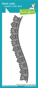 Lawn Fawn Flower Border Custom Craft Dies