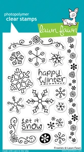 Lawn Fawn Frosties 4X6 Clear Stamp Set