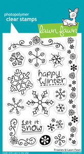 Lawn Fawn Frosties 4X6 Clear Stamp Set