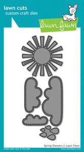 Lawn Fawn Spring Showers Custom Craft Dies