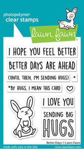 Lawn Fawn better days 3x4 clear stamp set Lawn Fawn better days 3x4 clear stamp set