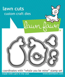Lawn Fawn Whale You Be Mine - Lawn Cuts Custom Craft Dies