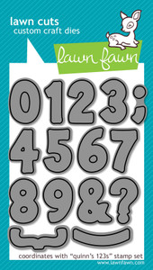 Lawn Fawn Quinn'S 123S - Lawn Cuts Custom Craft Dies